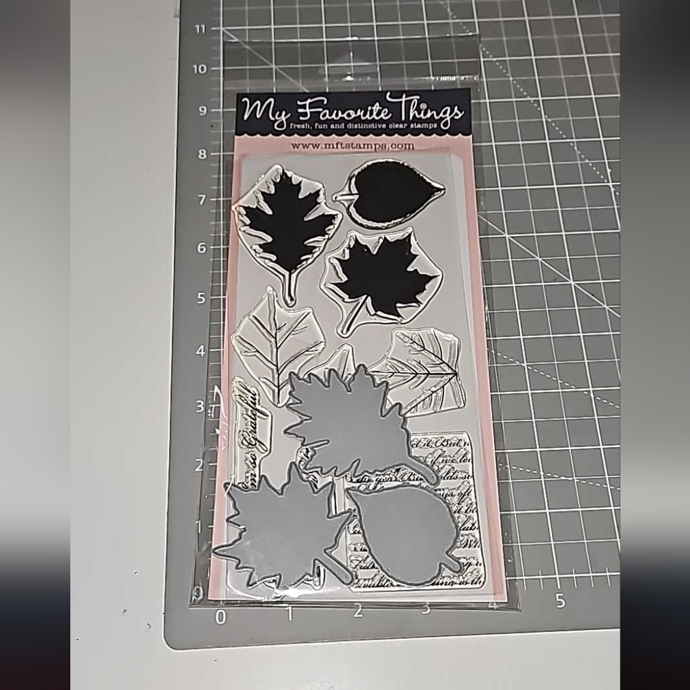 Thankful Leaves Stamp and Die set